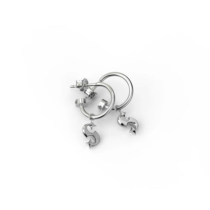 Stolen Girlfriend Hidden Heart Anchor Sleeper in Gold or Silver