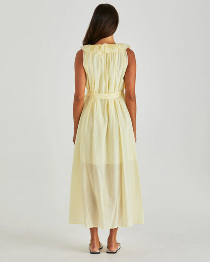 Sass Lilla Ruffled Neck Dress
