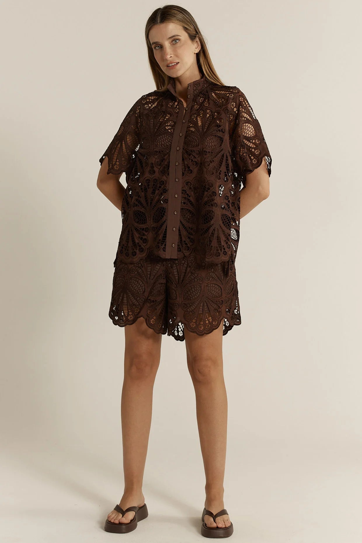 Fate+Becker Elara Broderie Blouse