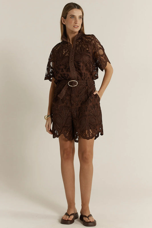 Fate+Becker Elara Broderie Short