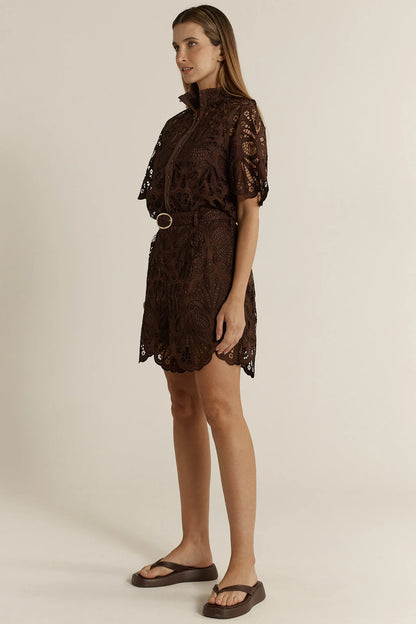 Fate+Becker Elara Broderie Short