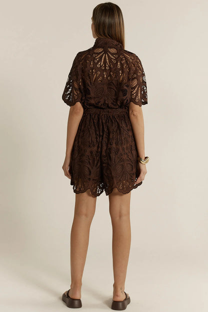Fate+Becker Elara Broderie Short