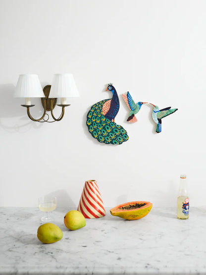 Jones & Co Canopy Peacock Wall Tile