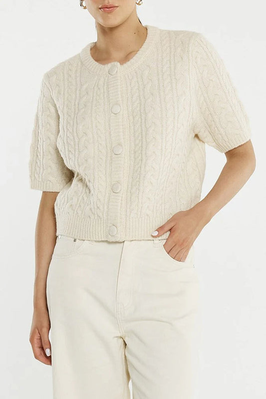 Sass Gia Cable Cardi