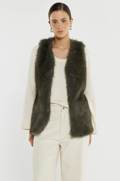 Sass Riya Fur Gilet