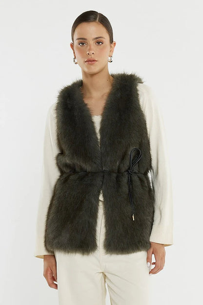 Sass Riya Fur Gilet