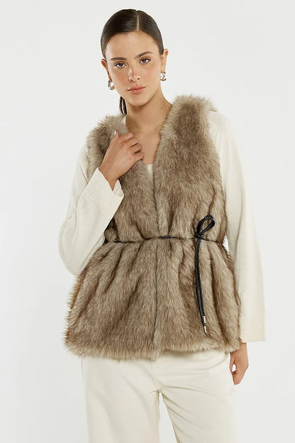 Sass Riya Fur Gilet