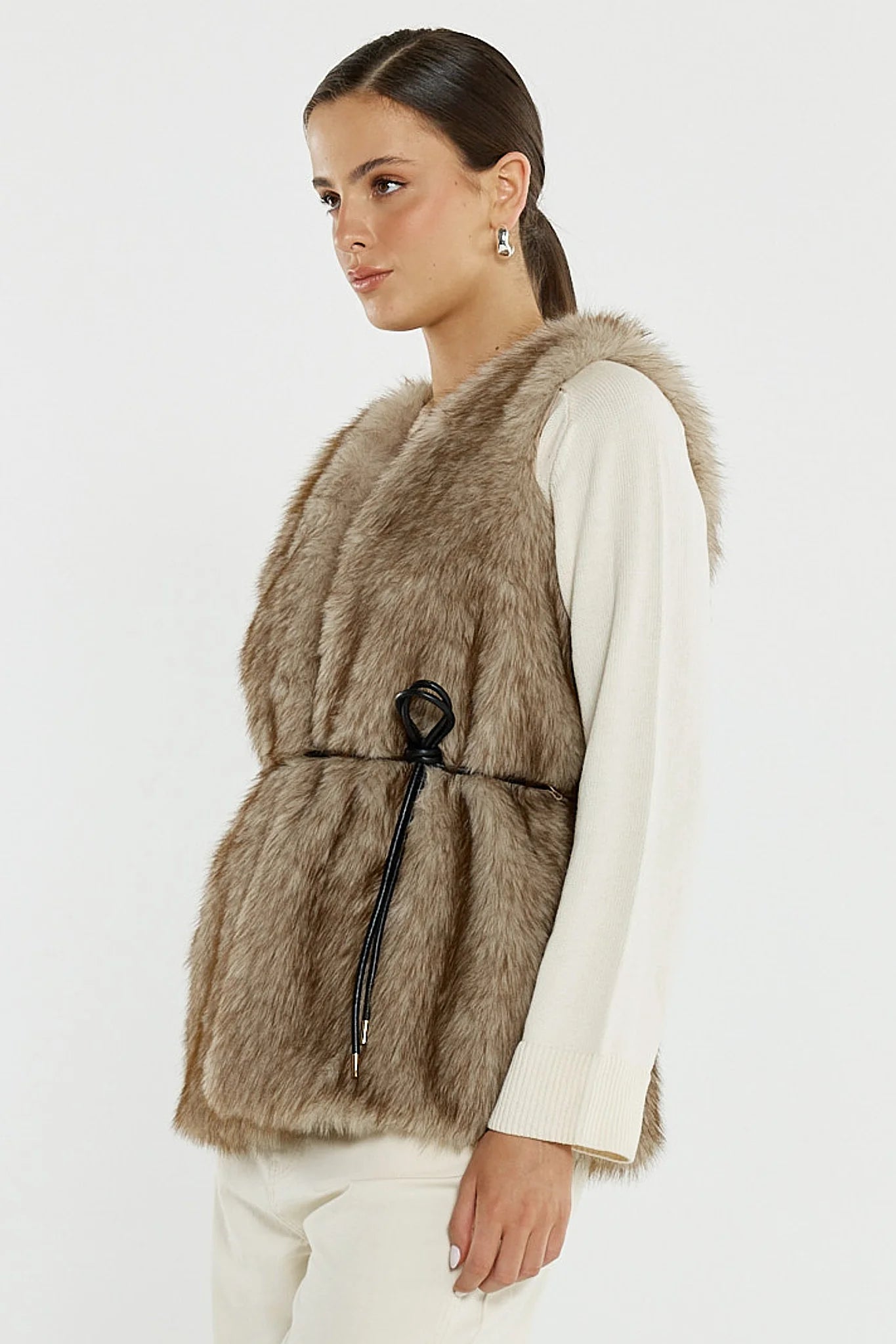 Sass Riya Fur Gilet