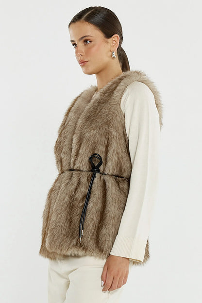 Sass Riya Fur Gilet