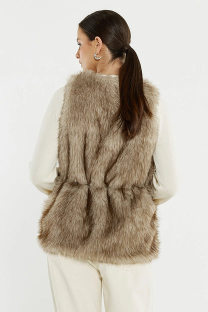 Sass Riya Fur Gilet