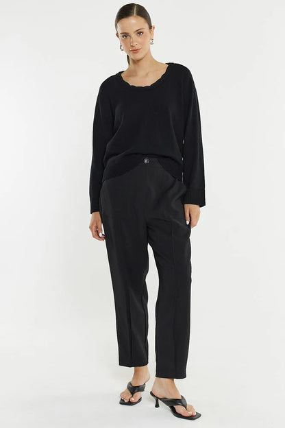 Sass Roe Braided Neck Knit