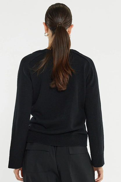 Sass Roe Braided Neck Knit