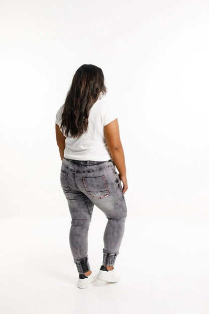 Home Lee Weekender Jeans Grey Wash