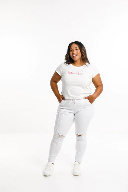 Home-Lee Weekender Jeans - White