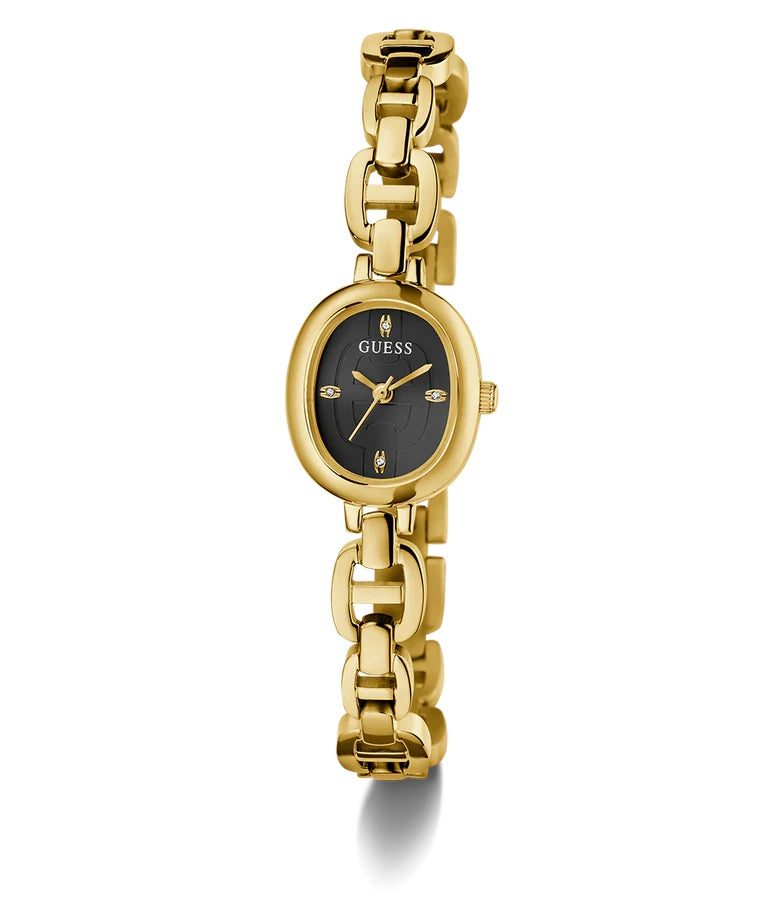 Guess Watch Vivian Black with Gold Bracelet