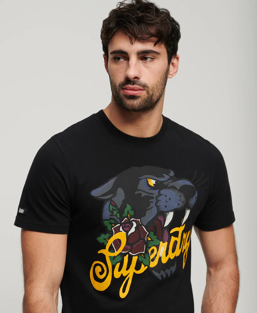 Superdry Tattoo Script T-Shirt