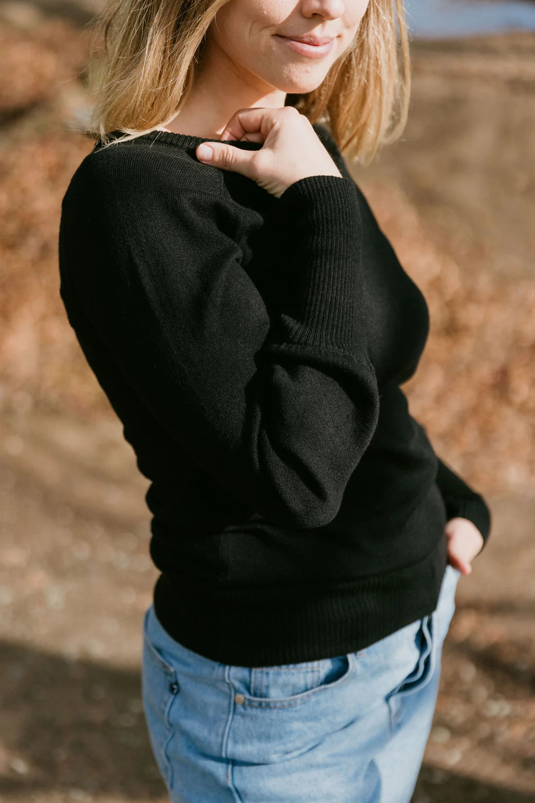 Home-Lee Knitted Grace Crew