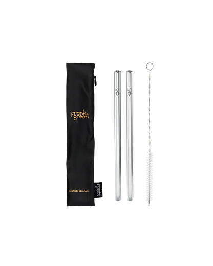 Frank Green Reusable Straw Pack Midnight 170mm