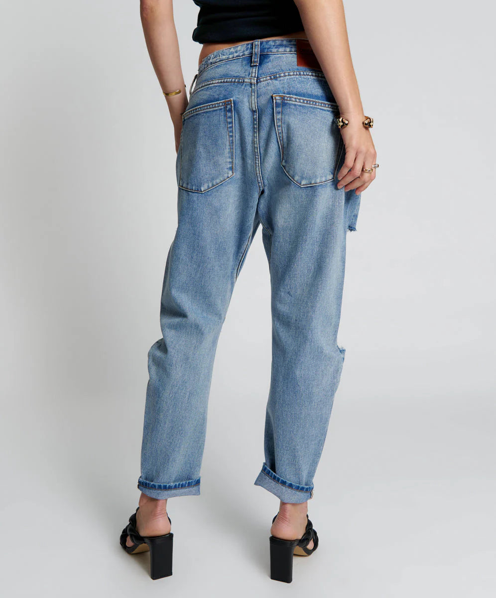 One Teaspoon Messed Up Saints Boyfriend Jeans