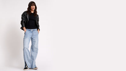 One Teaspoon Salty Dog Roadhouse Wide Leg Jean