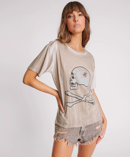 One Teaspoon Skull And Bones Boyfriend Tee