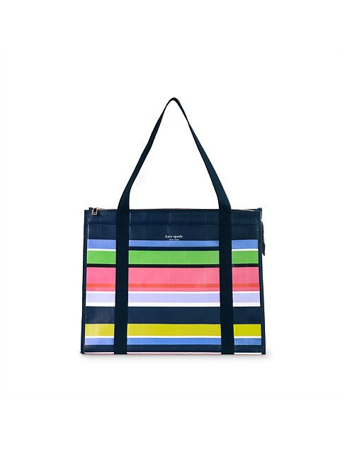 Kate Spade NY Insulated Market Tote Sunny Day Stripe