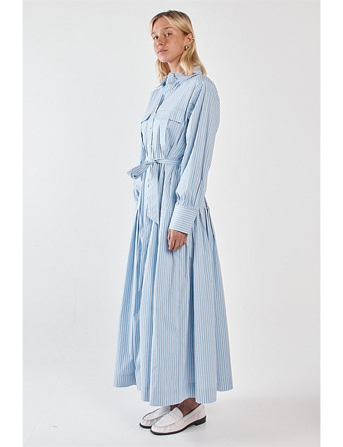 Sass Christa Stripe Shirt Dress