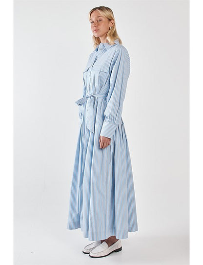 Sass Christa Stripe Shirt Dress