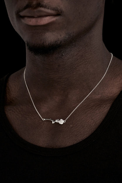 Stolen Girlfriends Club Rose Bar Necklace