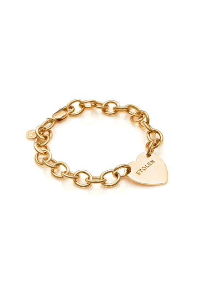 Stolen Girlfriends Club Cold Heart Bracelet - Gold