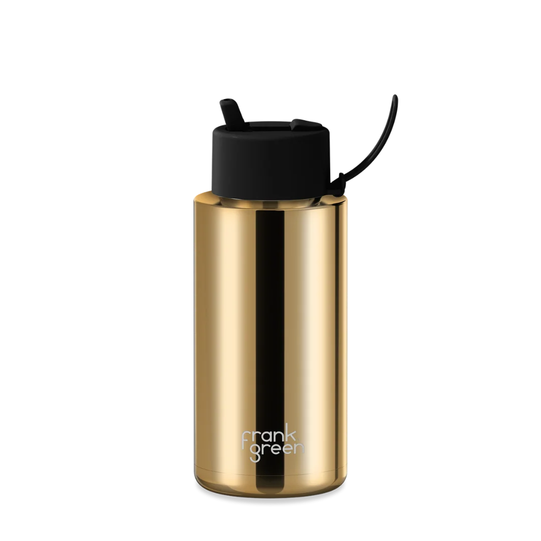 Frank Green 34oz SSC Reusable Bottle Chrome