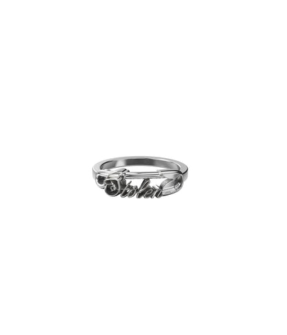 Stolen Girlfriends Club Scripted Pin Ring