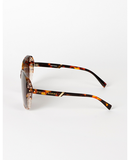 Stella+Gemma Malibu Sunglasses Tort/Beige