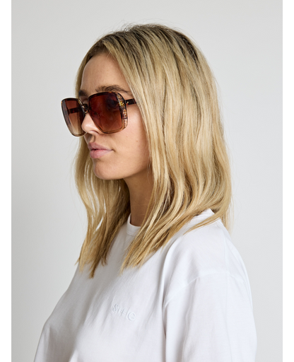 Stella+Gemma Malibu Sunglasses Tort/Beige
