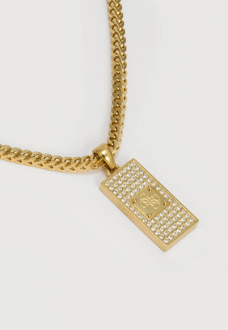 Guess Necklace 4G Frontiers Gold Curb