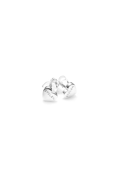 Stolen Girlfriends Club Stolen Heart Stud Earring Silver