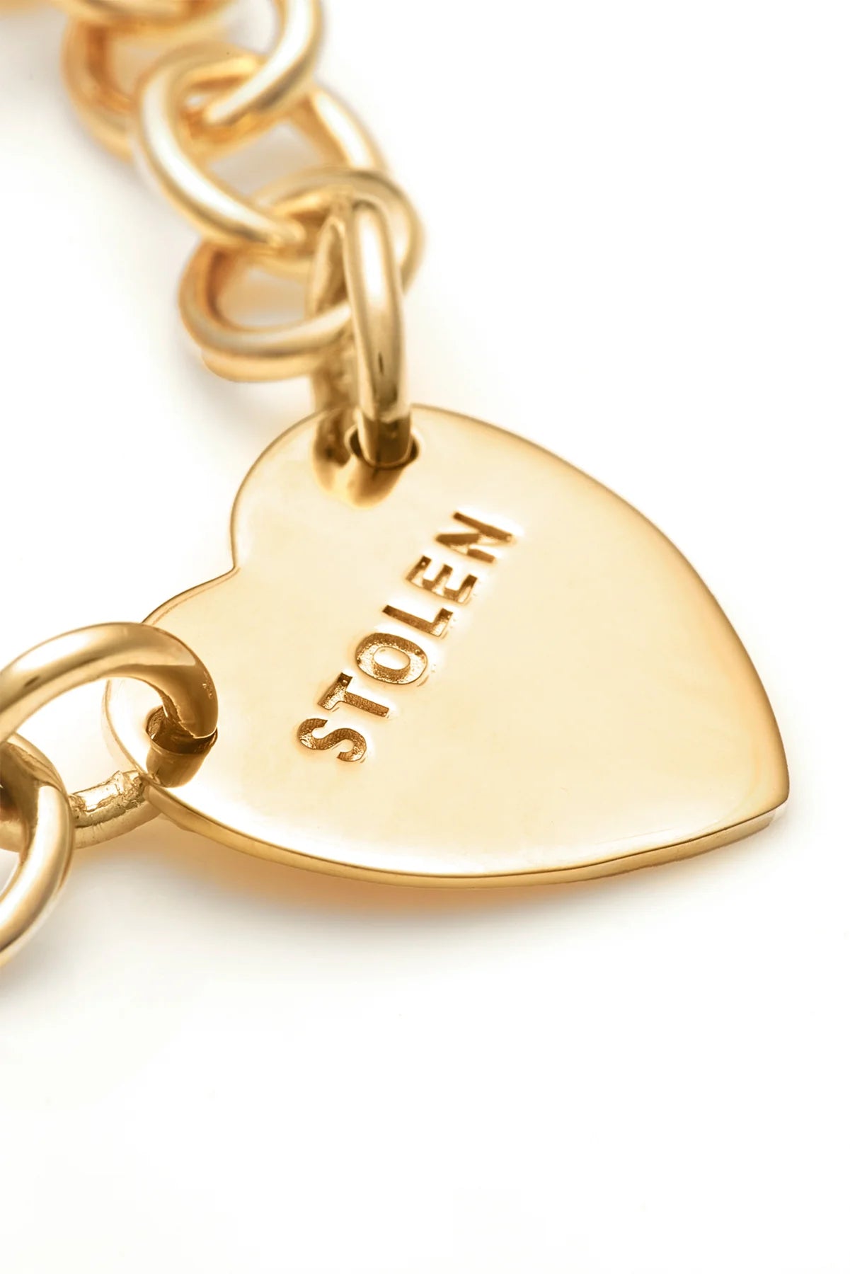 Stolen Girlfriends Club Cold Heart Bracelet - Gold Plated