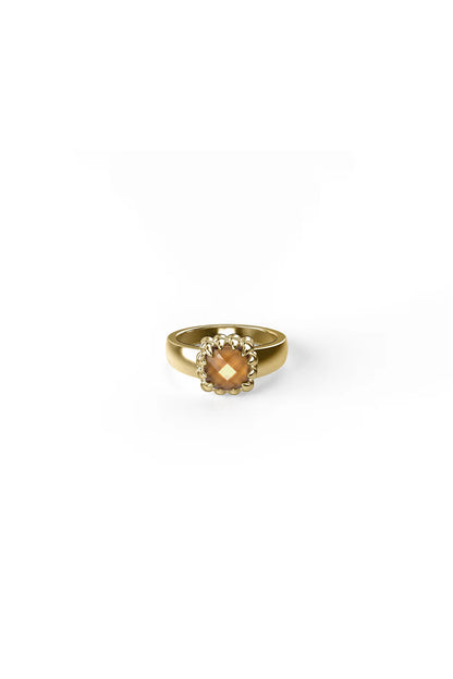 Stolen Girlfriend Club Baby Claw Ring Gold Plated Size Q