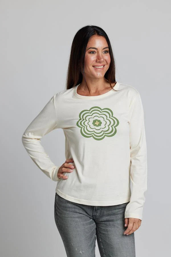 Stella + Gemma  Cream Daisy Long Sleeve