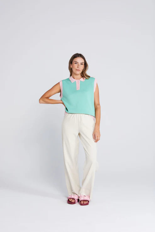 Thing Thing - Fairway Polo -Soft Sage