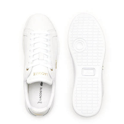 Lacoste Carnaby Pro White/Gold Leather