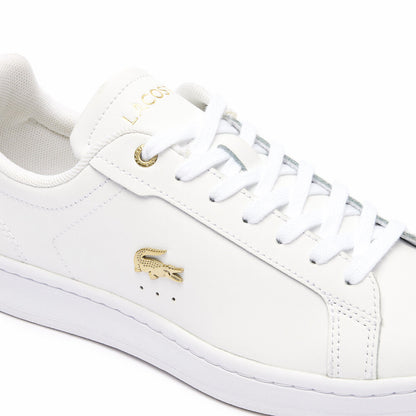 Lacoste Carnaby Pro White/Gold Leather