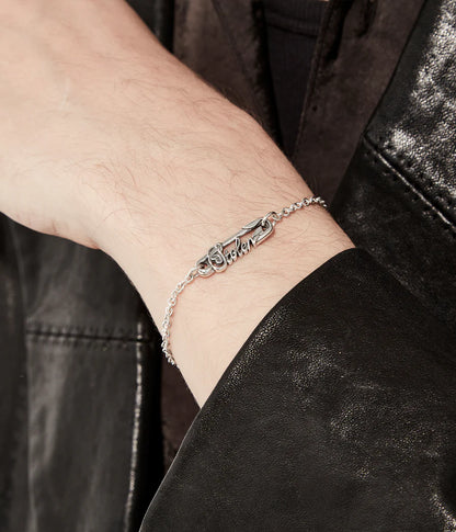 Stolen Girlfriend Club Scripted Pin Bracelet
