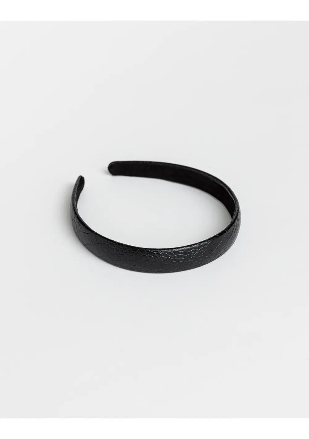 Stella+Gemma Black PU Headband