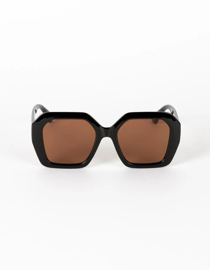 Stella + Gemma Hurley Black Sunglasses