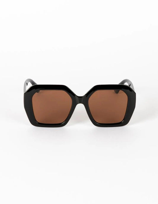 Stella + Gemma Hurley Black Sunglasses