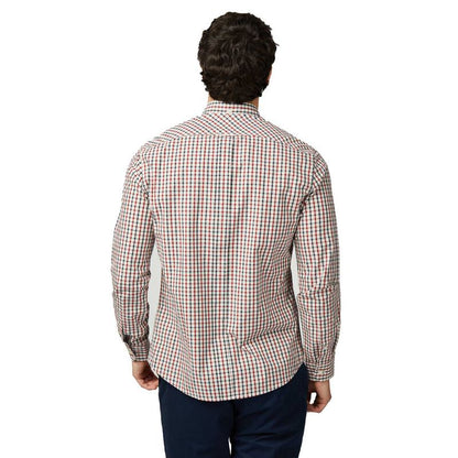 Ben Sherman Signature House Check in Red Long Sleeve Shirt