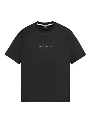 Scotch & Soda Tee Logo Front in Black or White