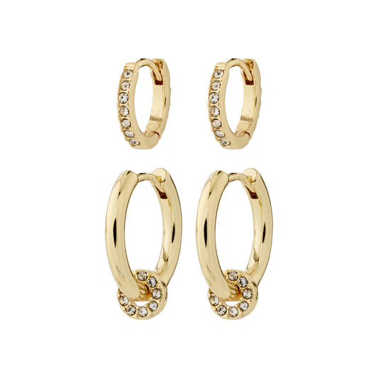 Pilgrim Scottie Earrings 2-In-1 Set