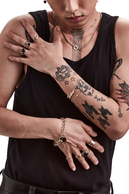Stolen Girlfriends Club Cold Heart Bracelet - Gold